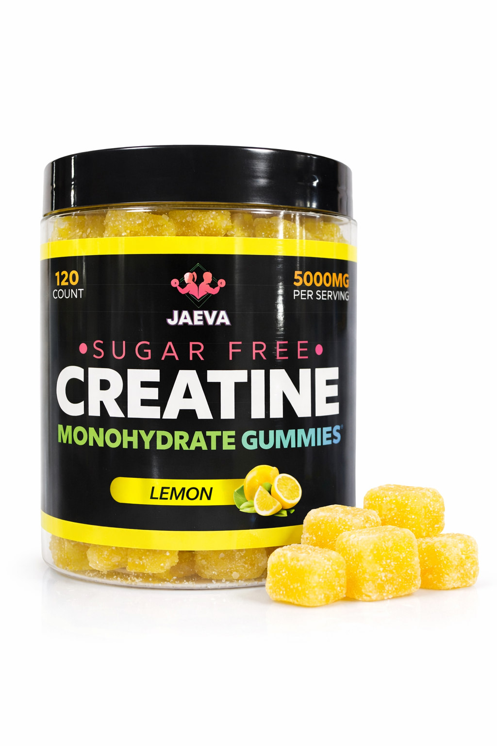 Sugar Free Creatine Monohydrate Gummies - 120 count