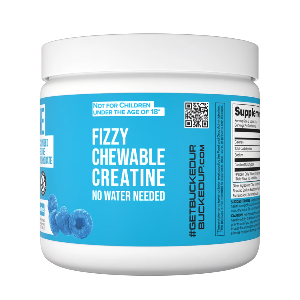 Bucked Up Creatine Candy | 5g Micronized Creatine Monohydrate Chewables