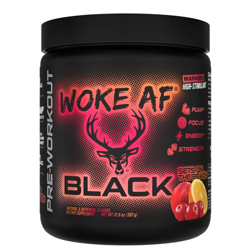 Bucked Up WOKE AF Black High-Stim Pre-Workout